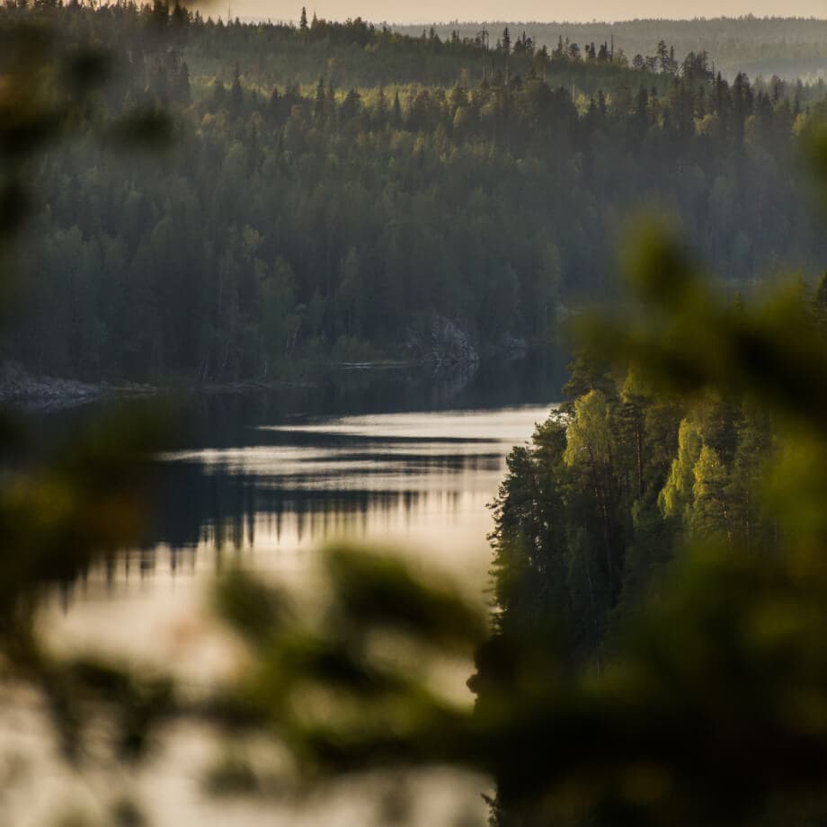 Водлозеро на закате